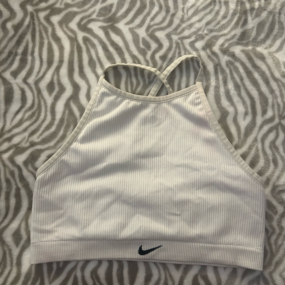 Nike Womens Indy Seamless Ribbed Non- Padded Sports Bra